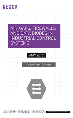 Air-Gaps, Firewalls and Data Diodes in Industrial Control Systems